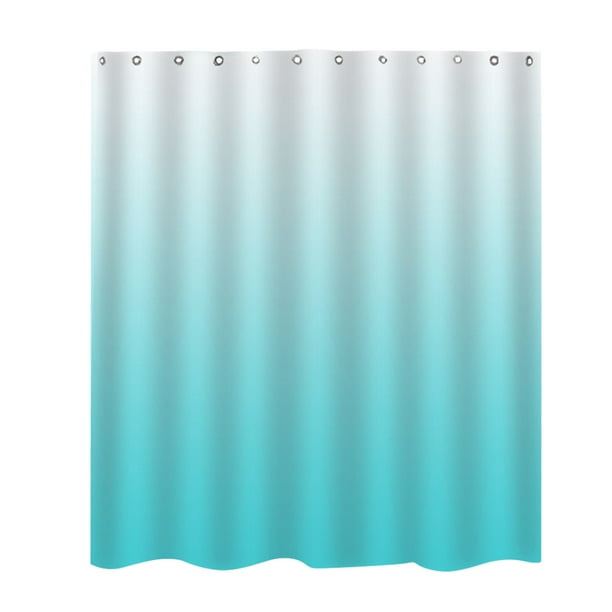 Details about   Gradual Change Color Bathroom Shower Curtain Polyester Waterproof Hooks 3 Sizes
